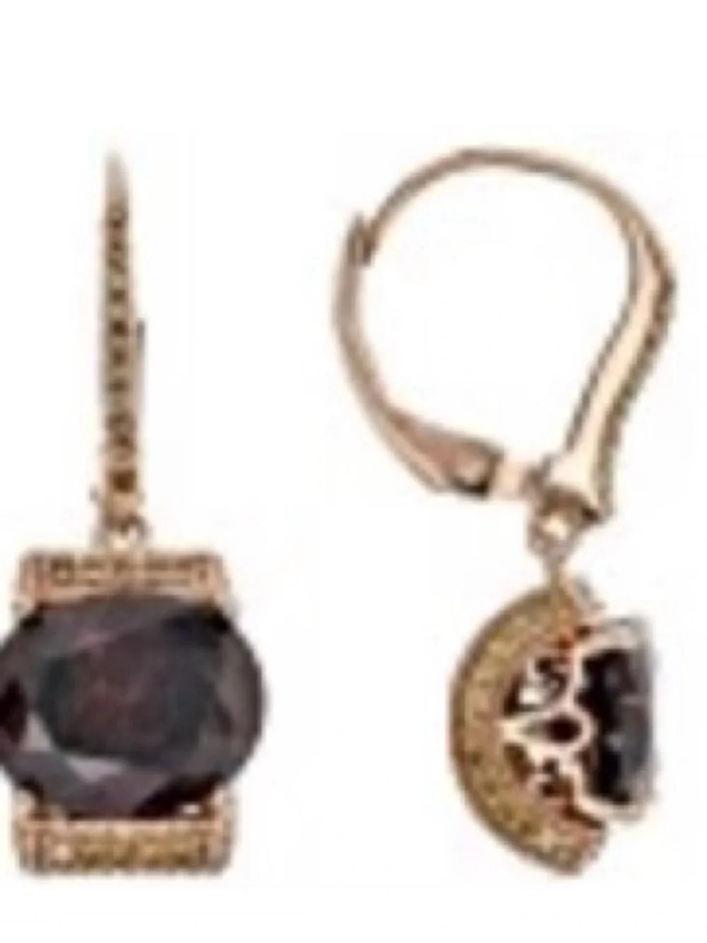 🌸JTV47 - Vanna K for Bella Luce Mocha & Champagne Diamond Simulants Earrings 🤎🛍️